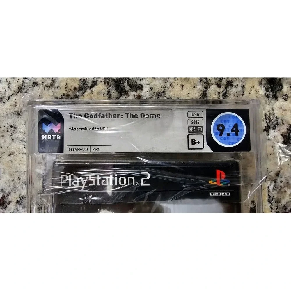 Godfather The Game‎ Black Label Playstation PS2 New Sealed WATA Grade 9.4 B+